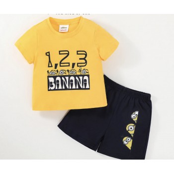 Ensemble short et t-shirt 123 banana