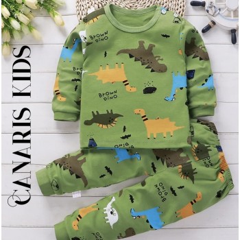 Pyjamas crocodile vert